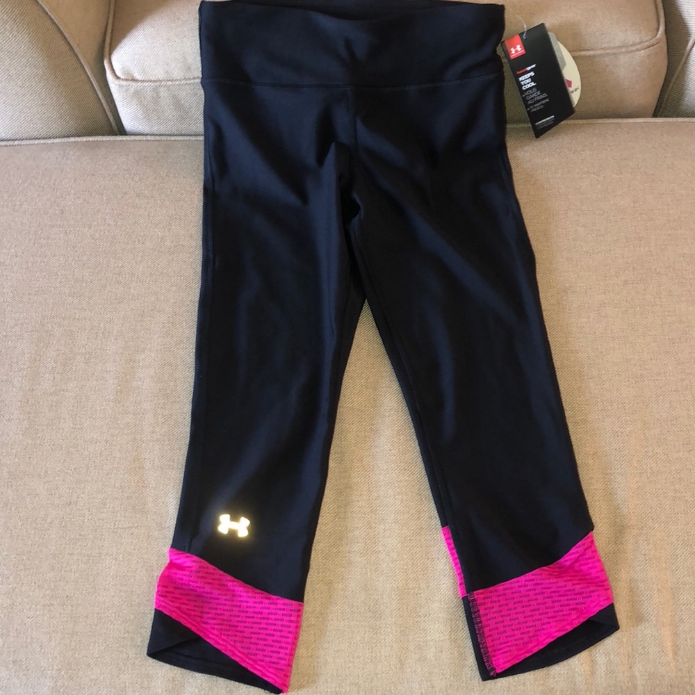 Power in Pink UA Capris